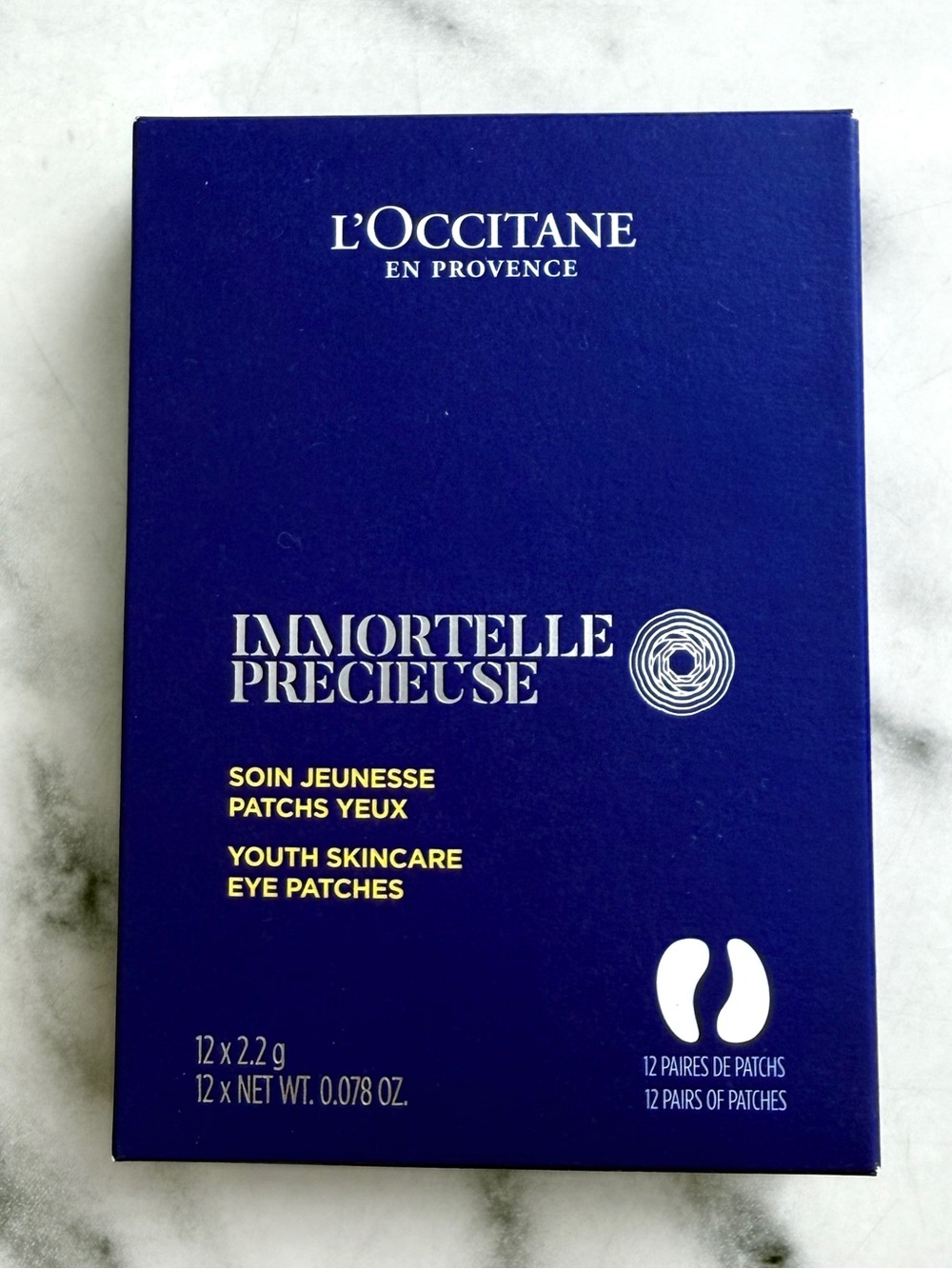 *NIB* L'Occitane Immortelle Précieuse Youth Eye Patches
